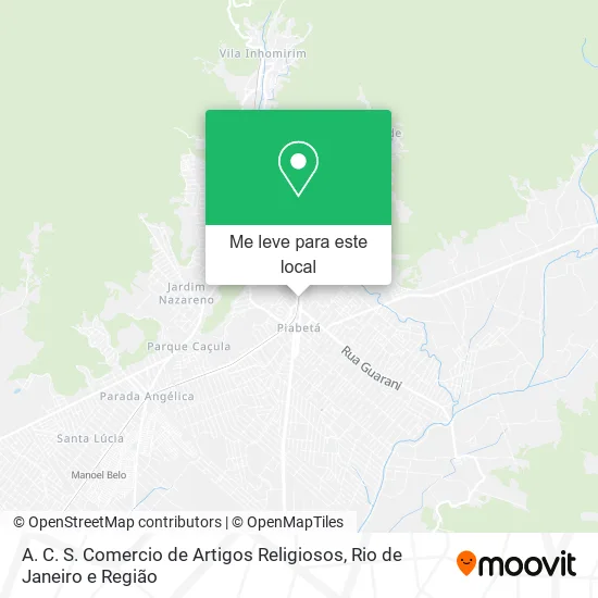 A. C. S. Comercio de Artigos Religiosos mapa
