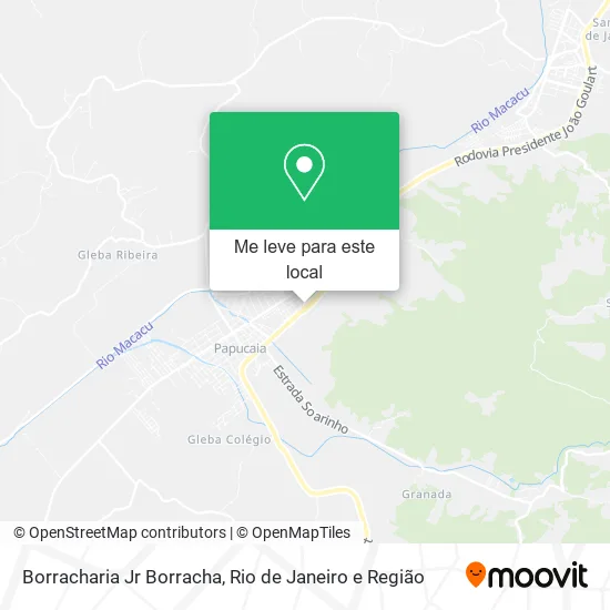 Borracharia Jr Borracha mapa