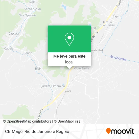 Ctr Magé mapa