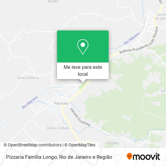 Pizzaria Família Longo mapa