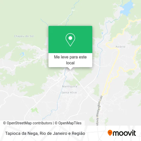 Tapioca da Nega mapa