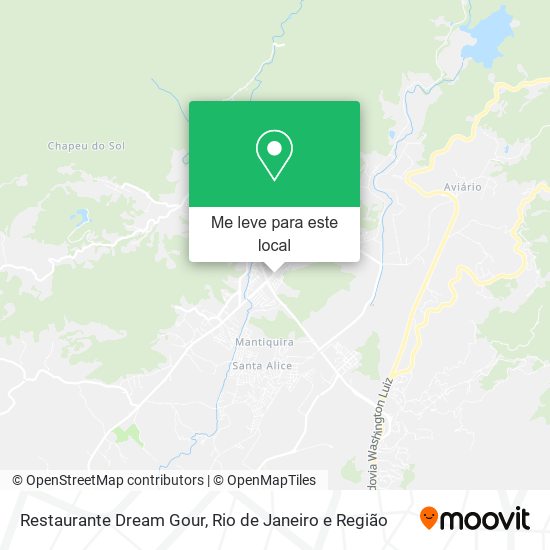 Restaurante Dream Gour mapa