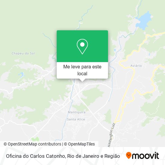 Oficina do Carlos Catonho mapa