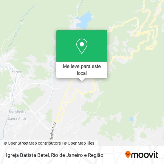 Igreja Batista Betel mapa