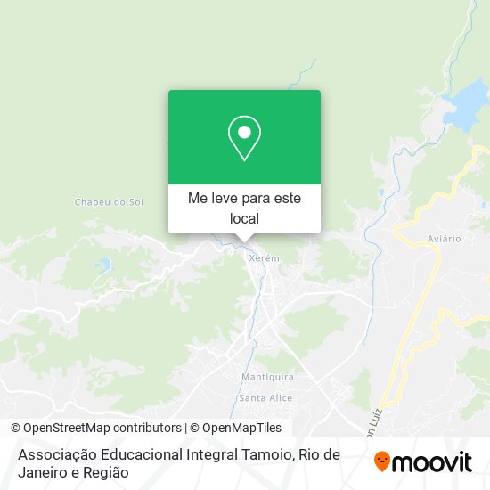 Associação Educacional Integral Tamoio mapa