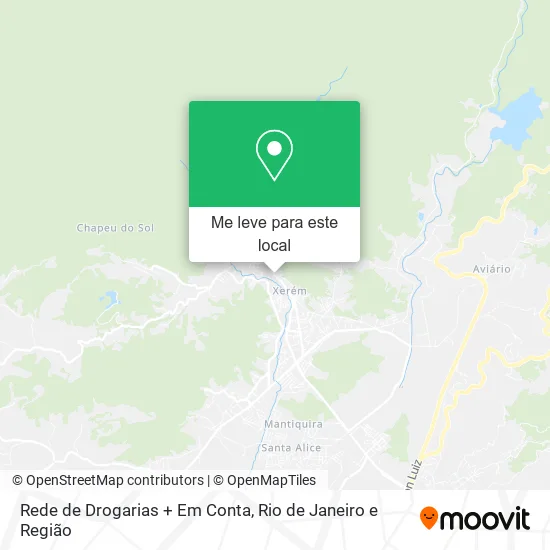 Rede de Drogarias + Em Conta mapa