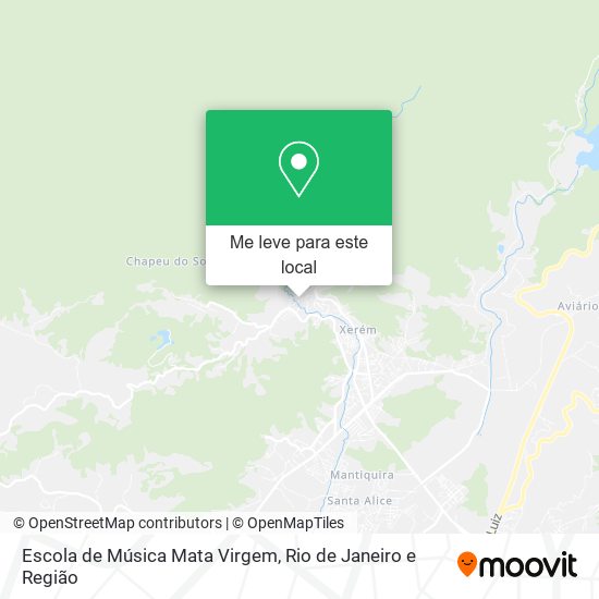 Escola de Música Mata Virgem mapa