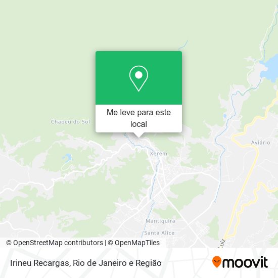 Irineu Recargas mapa