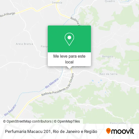 Perfumaria Macacu 201 mapa