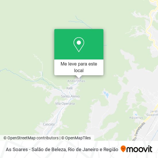 As Soares - Salão de Beleza mapa