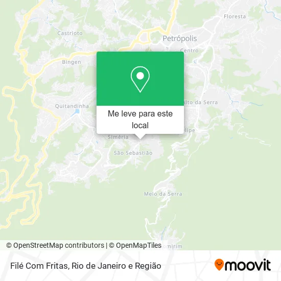 Filé Com Fritas mapa