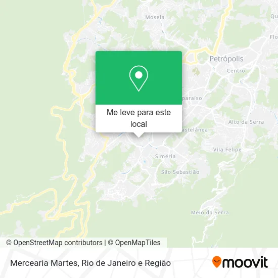 Mercearia Martes mapa