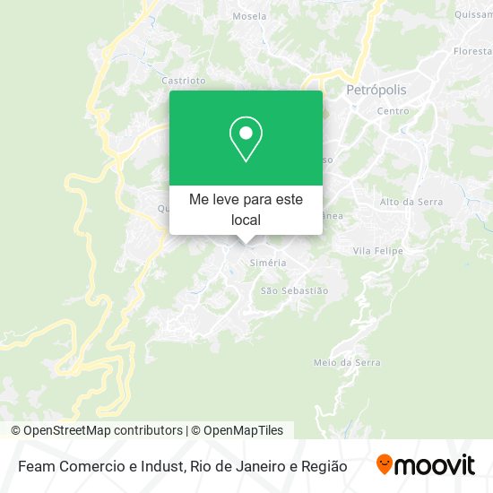 Feam Comercio e Indust mapa