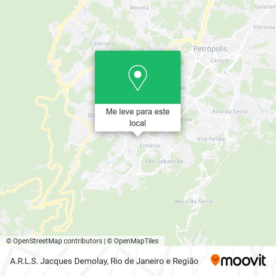 A.R.L.S. Jacques Demolay mapa