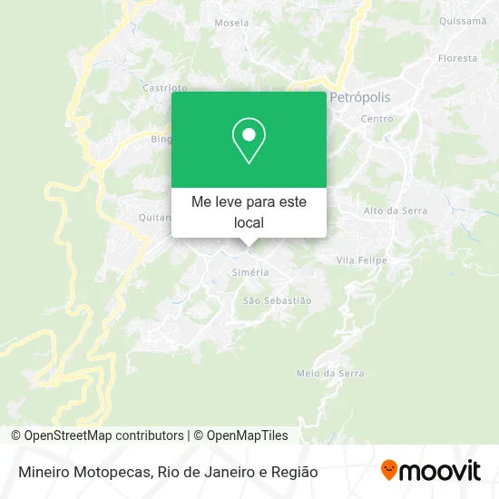 Mineiro Motopecas mapa