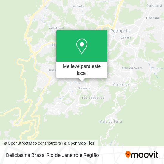Delicias na Brasa mapa