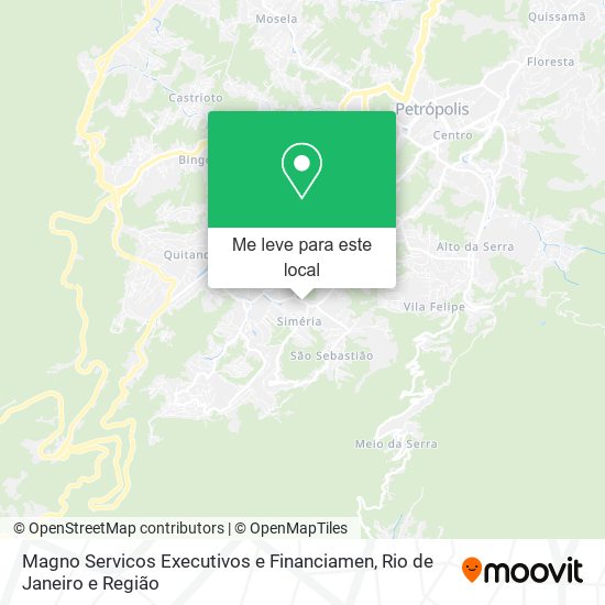 Magno Servicos Executivos e Financiamen mapa