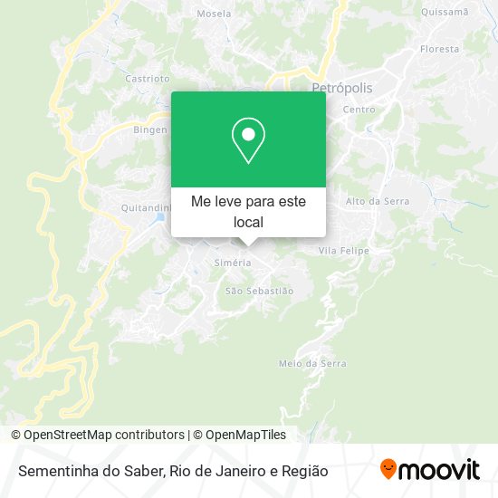 Sementinha do Saber mapa