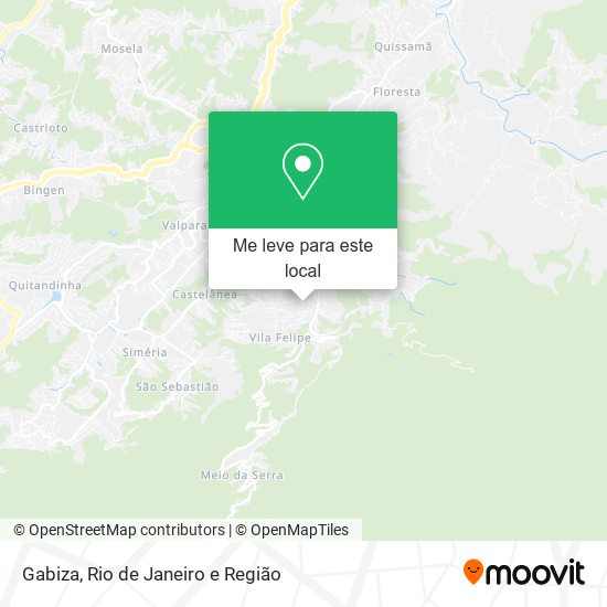 Gabiza mapa