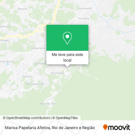 Marisa Papelaria Afetiva mapa