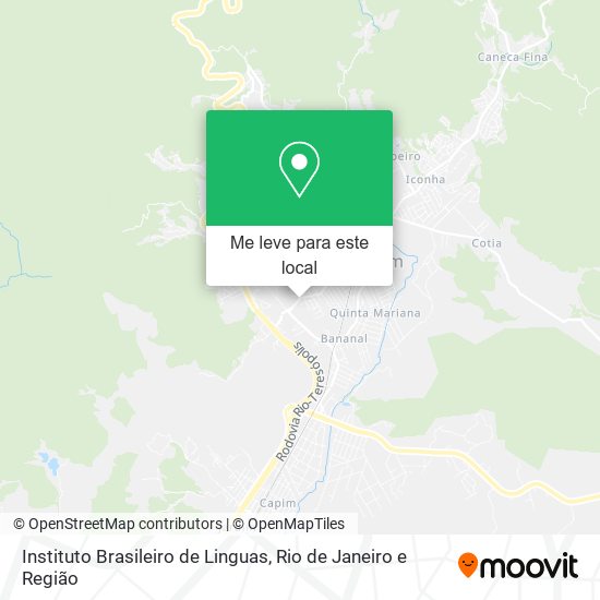 Instituto Brasileiro de Linguas mapa