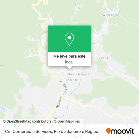 Cm Comercio e Servicos mapa