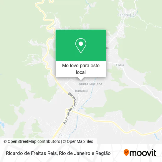 Ricardo de Freitas Reis mapa