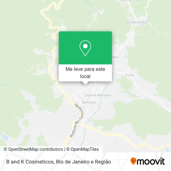 B and K Cosmeticos mapa