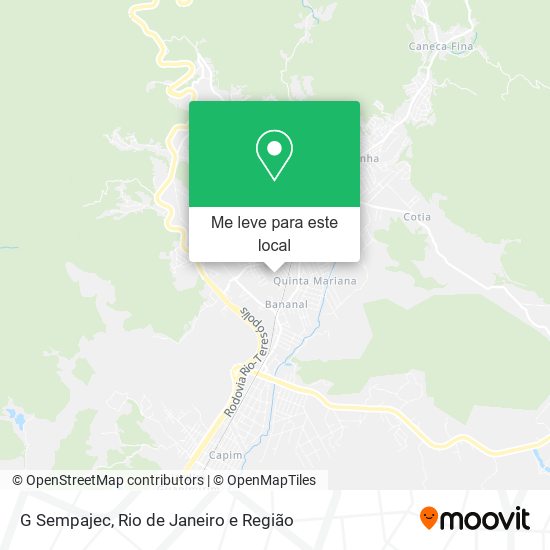 G Sempajec mapa
