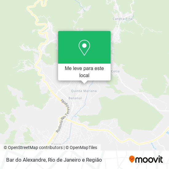 Bar do Alexandre mapa