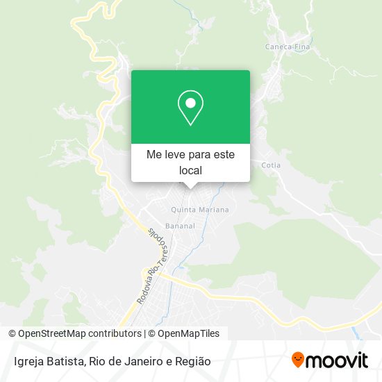 Igreja Batista mapa
