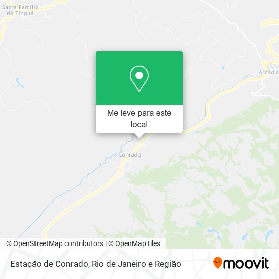 Estação de Conrado mapa