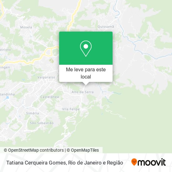Tatiana Cerqueira Gomes mapa