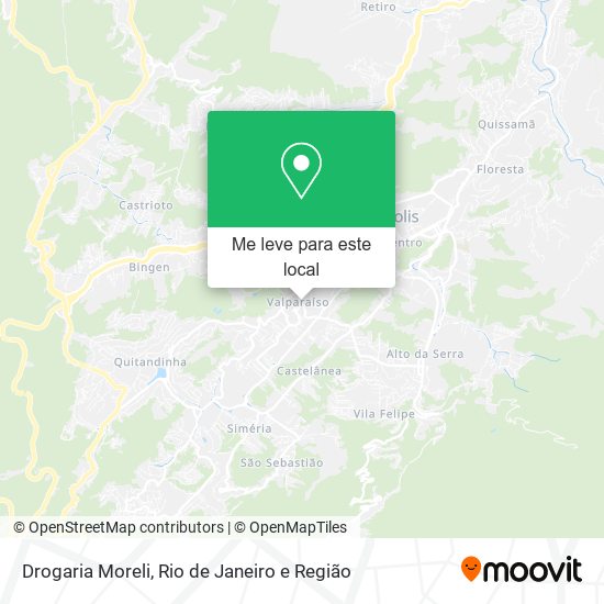 Drogaria Moreli mapa