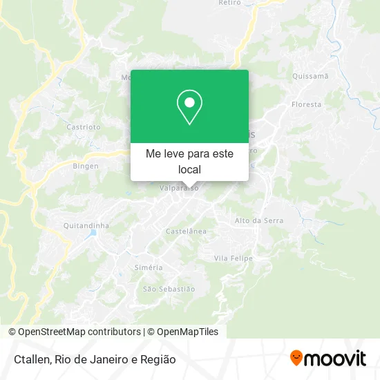 Ctallen mapa