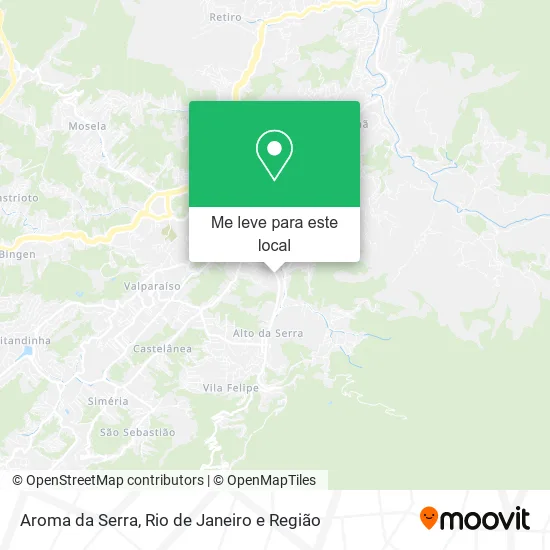 Aroma da Serra mapa