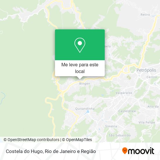 Costela do Hugo mapa