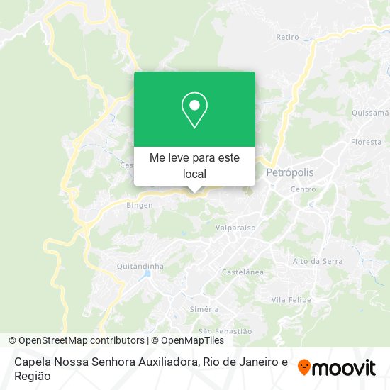 Capela Nossa Senhora Auxiliadora mapa