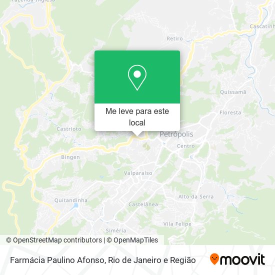 Farmácia Paulino Afonso mapa