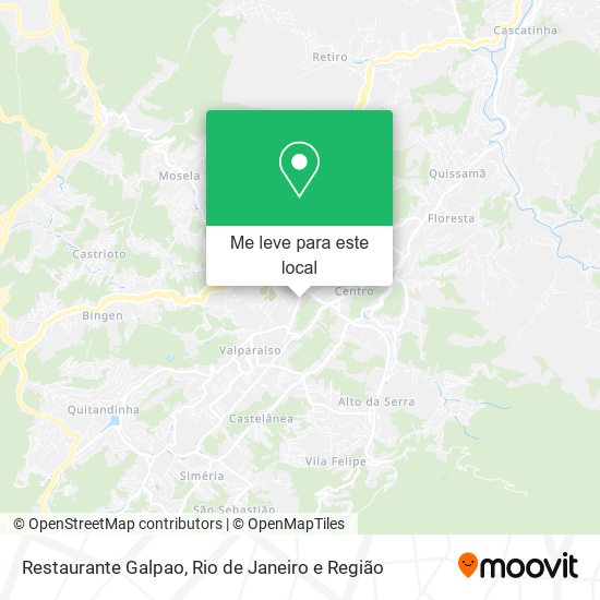 Restaurante Galpao mapa