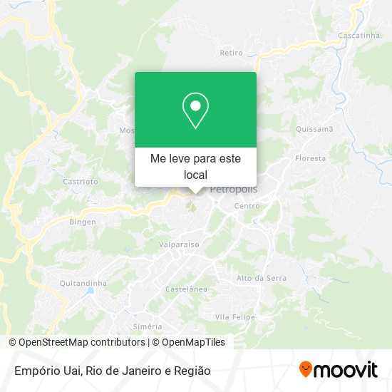 Empório Uai mapa