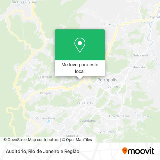 Auditório mapa