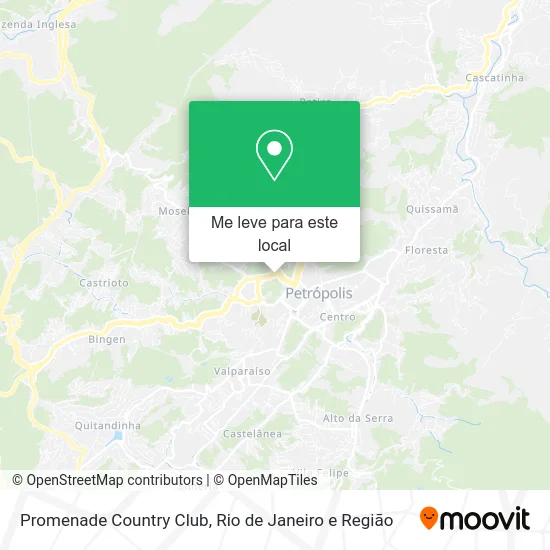 Promenade Country Club mapa