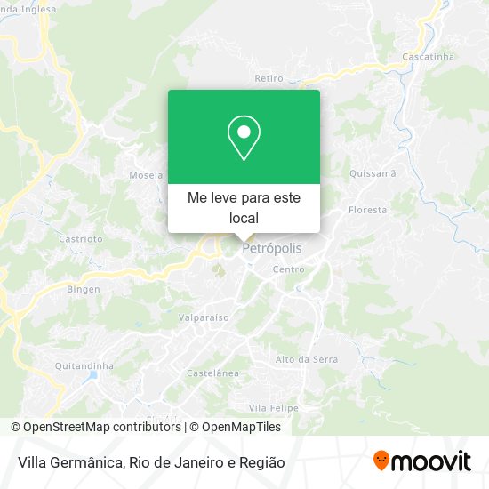 Villa Germânica mapa