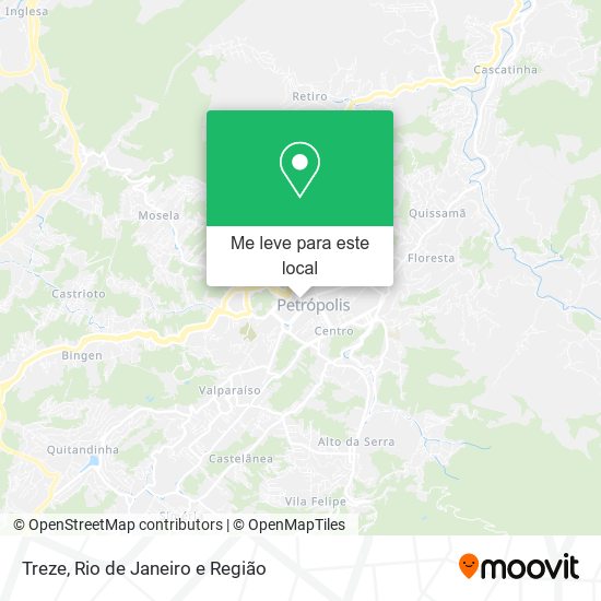 Treze mapa