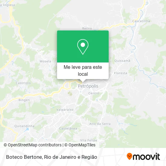 Boteco Bertone mapa