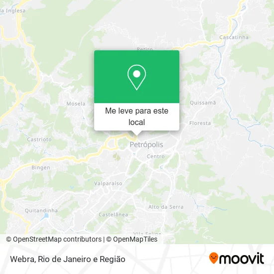 Webra mapa