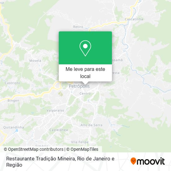 Restaurante Tradição Mineira mapa