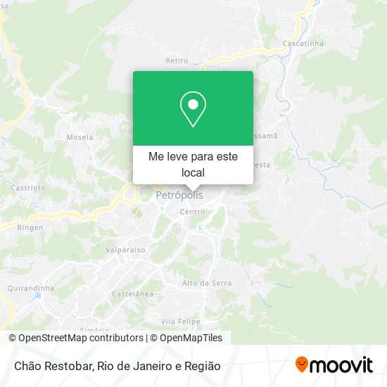 Chão Restobar mapa