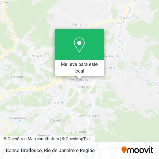 Banco Bradesco mapa